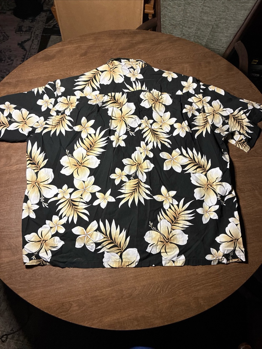 Pacific Legend Men's Hawaiian Shirt Floral 4XL Button Front Short Sleeve
